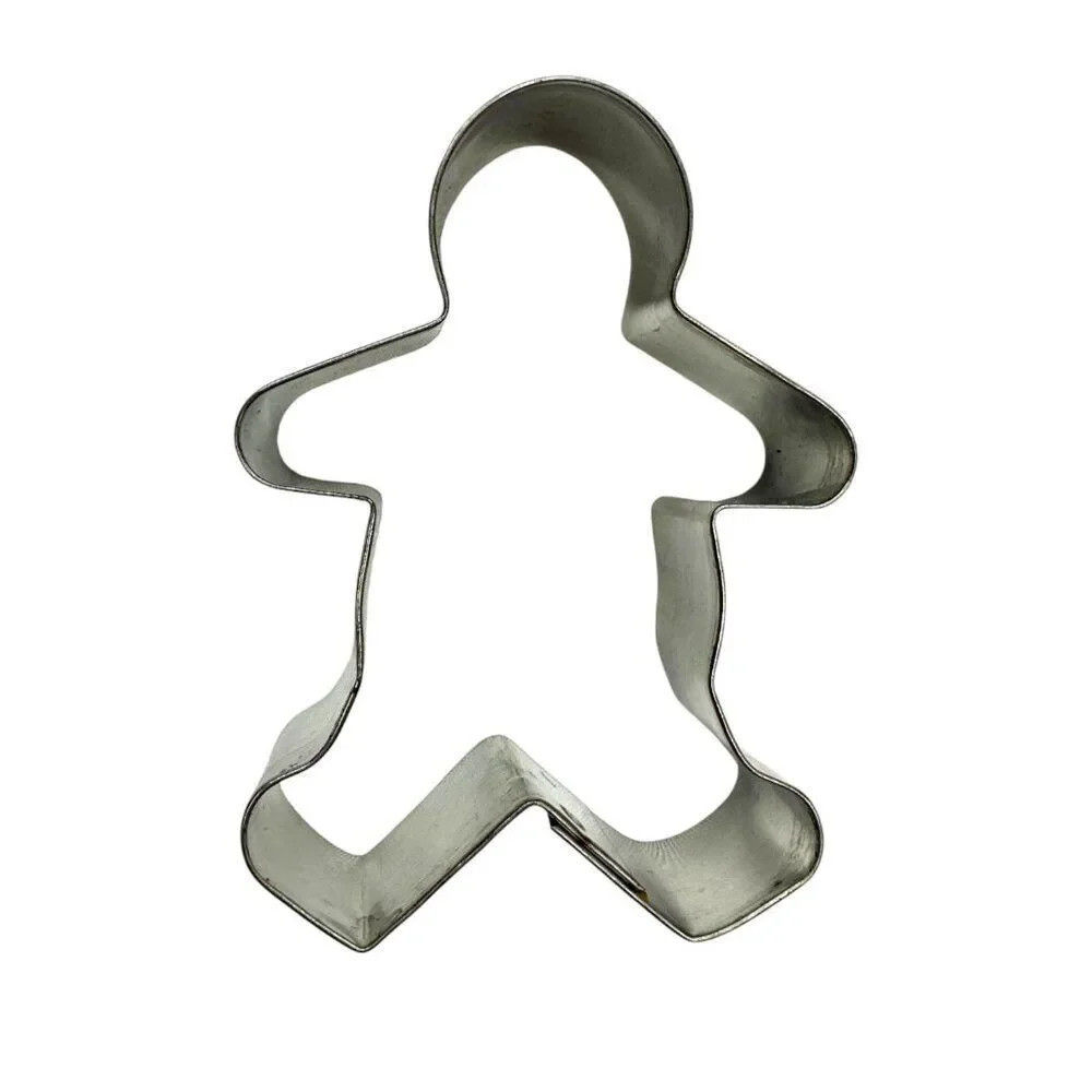 Silver Metal Cookie Cutters (Set of 5)